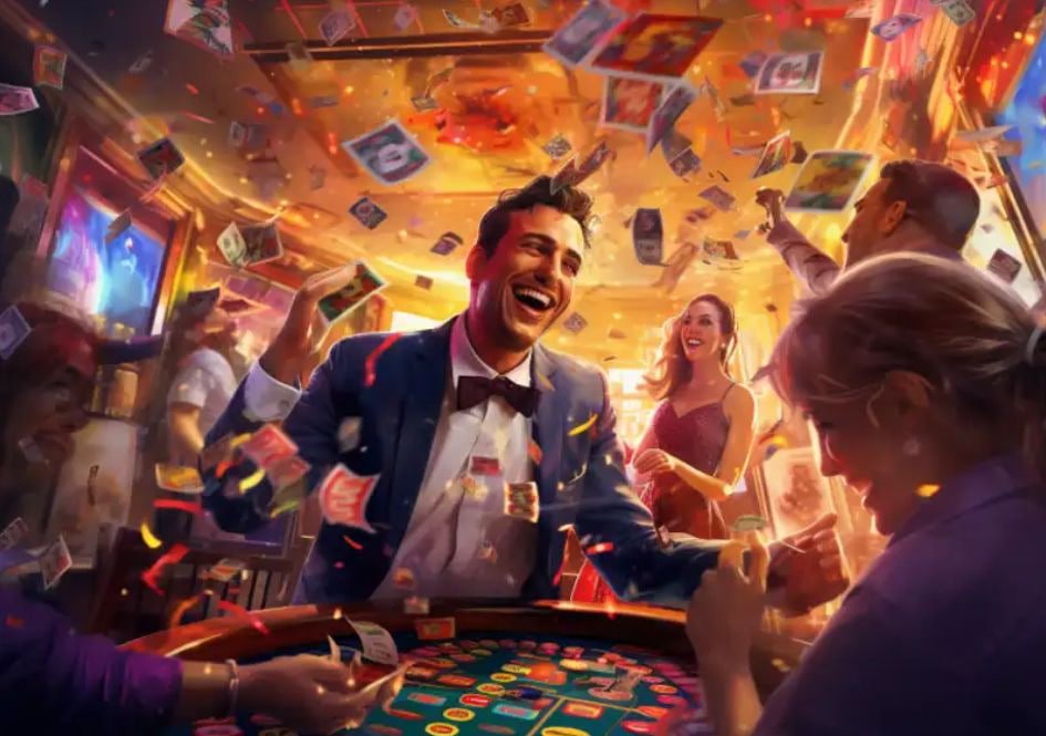 money coming লাইভ ক্যাসিনো টেবিল গেমের দৃশ্য